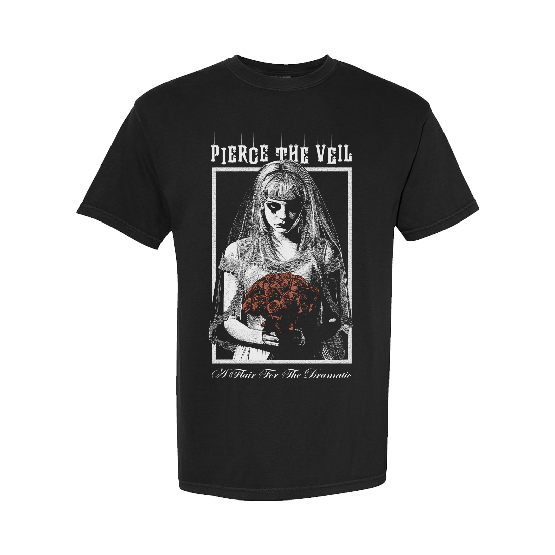 Pierce The Veil - A Flair for the Dramatic Bride T-Shirt Black