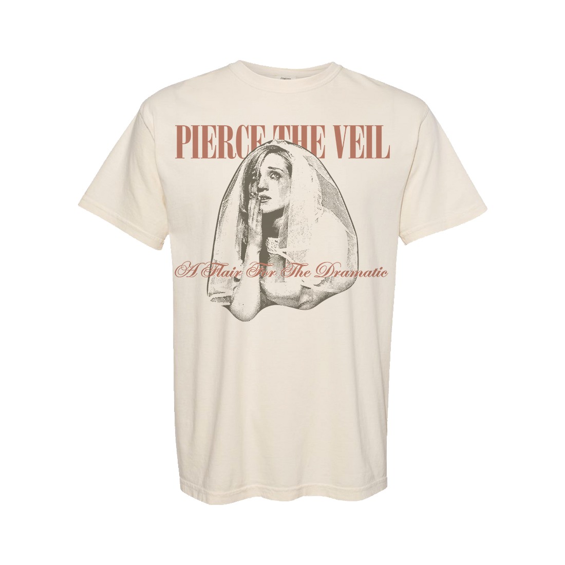 Pierce The Veil - A Flair for the Dramatic Crying Bride T-Shirt Ivory