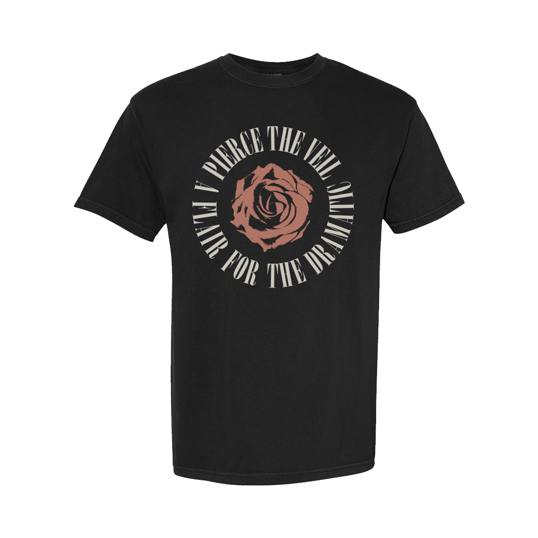 Pierce The Veil - A Flair for the Dramatic Rose T-Shirt Black