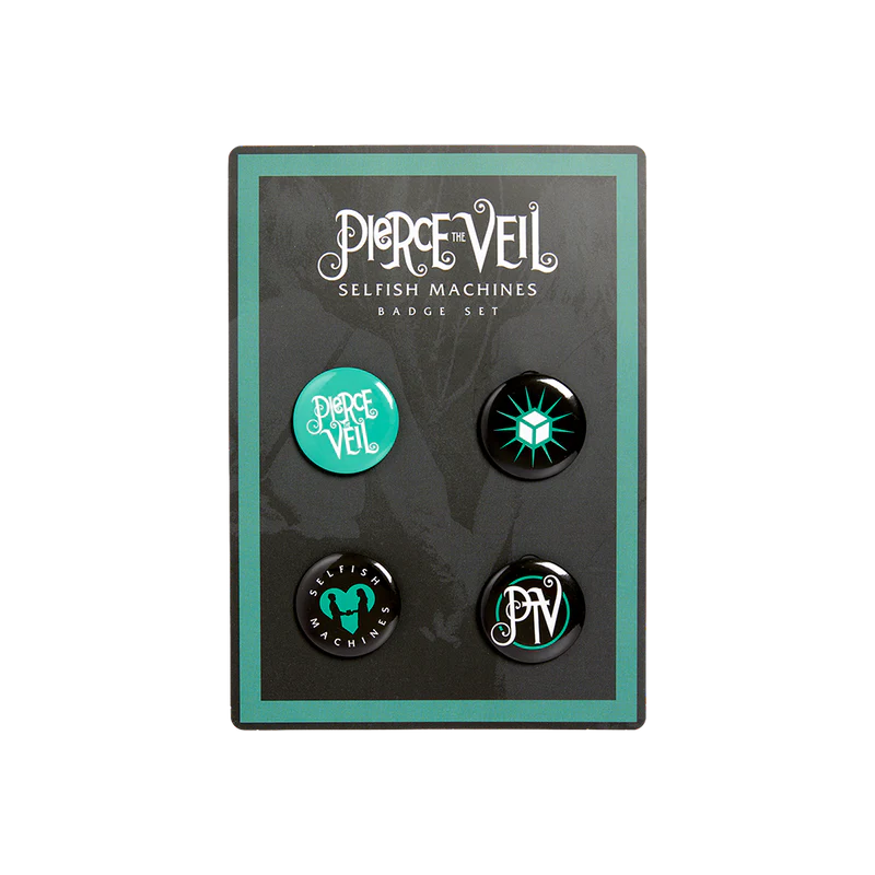 Pierce The Veil - Selfish Machines Button Pack