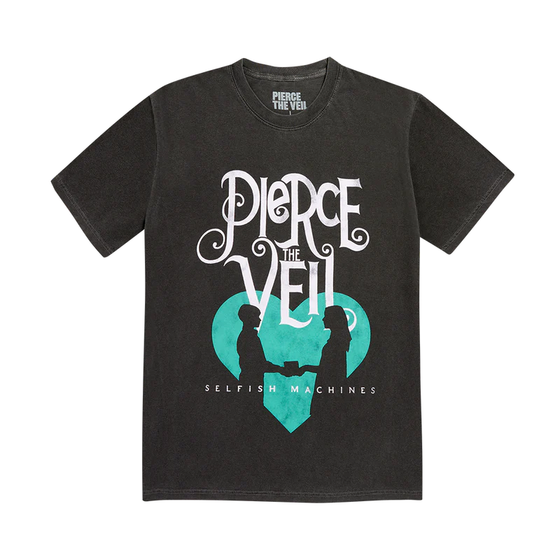 Pierce The Veil - Selfish Machines Logo Heart Stack Tee